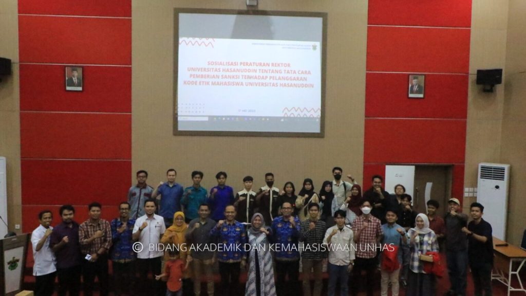 Unhas Socialization of New Regulations on Violation of the Student Code of Ethics